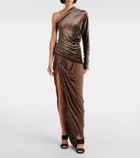 Rick Owens Twist draped maxi skirt