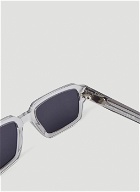 Prada - Rectangle Frame Sunglasses in Transparent