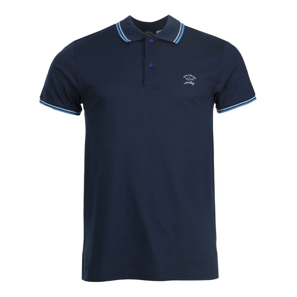 Twin Tip Polo Shirt - Navy