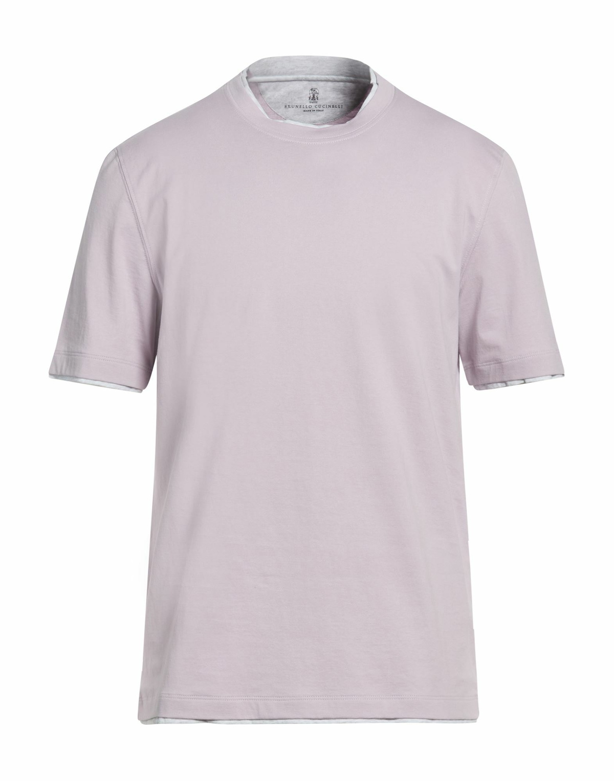 Brunello Cucinelli Mens T-shirt in Lilac