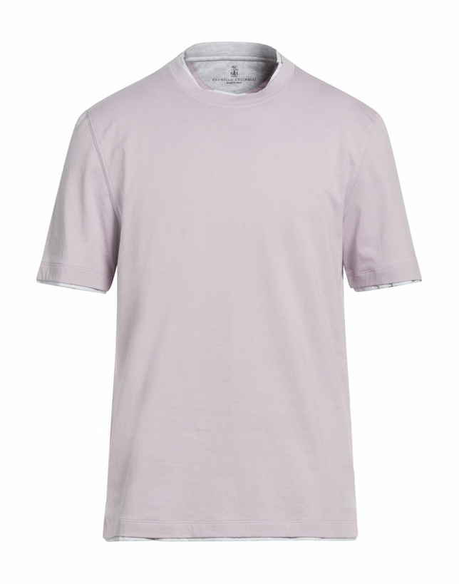 Photo: Brunello Cucinelli Mens T-shirt in Lilac