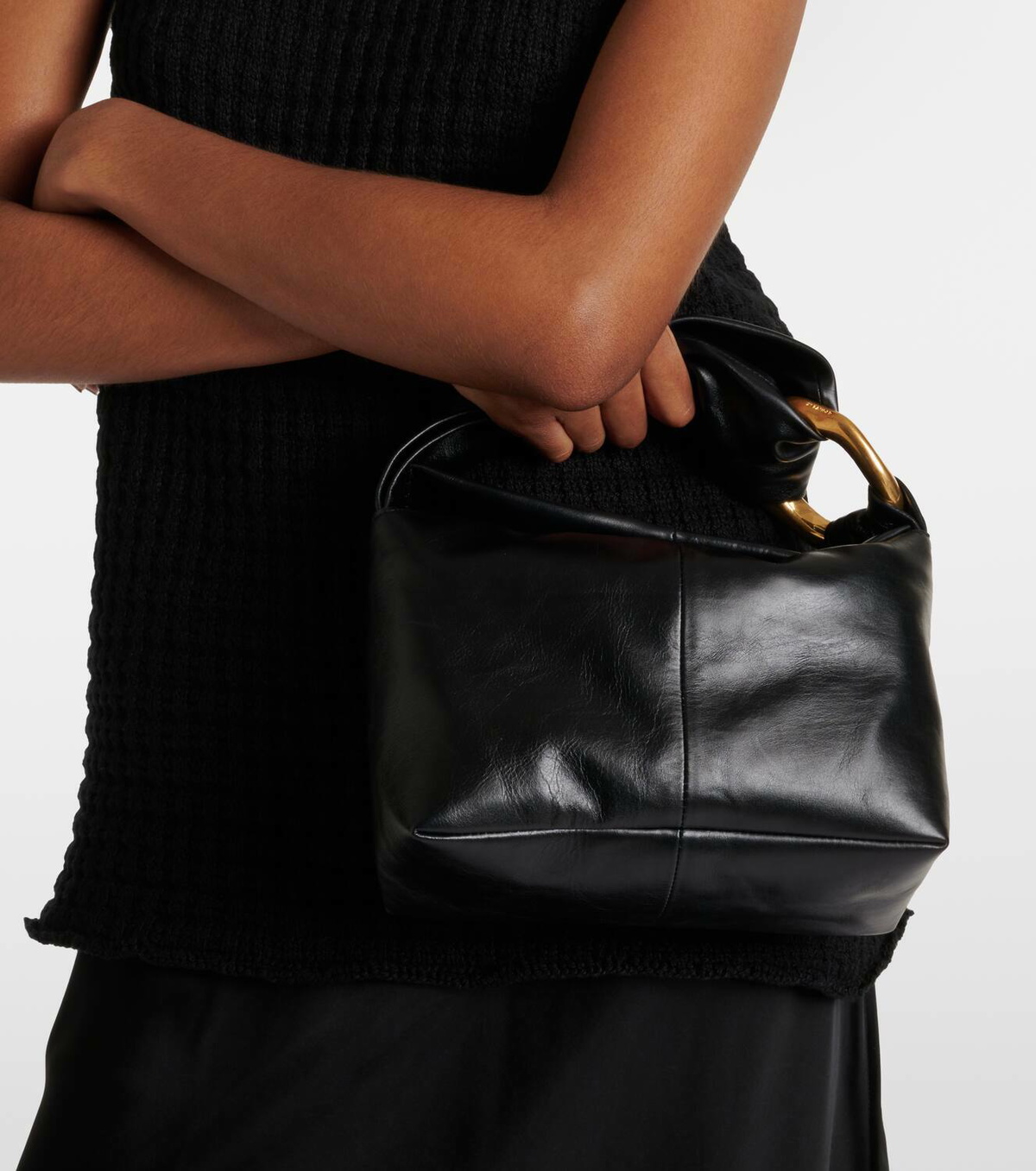 【JIL SANDER】TANGLE RING SHOULDER BAG Jil Sander 'Tangle Ring' shoulder bag | Luxury Designer