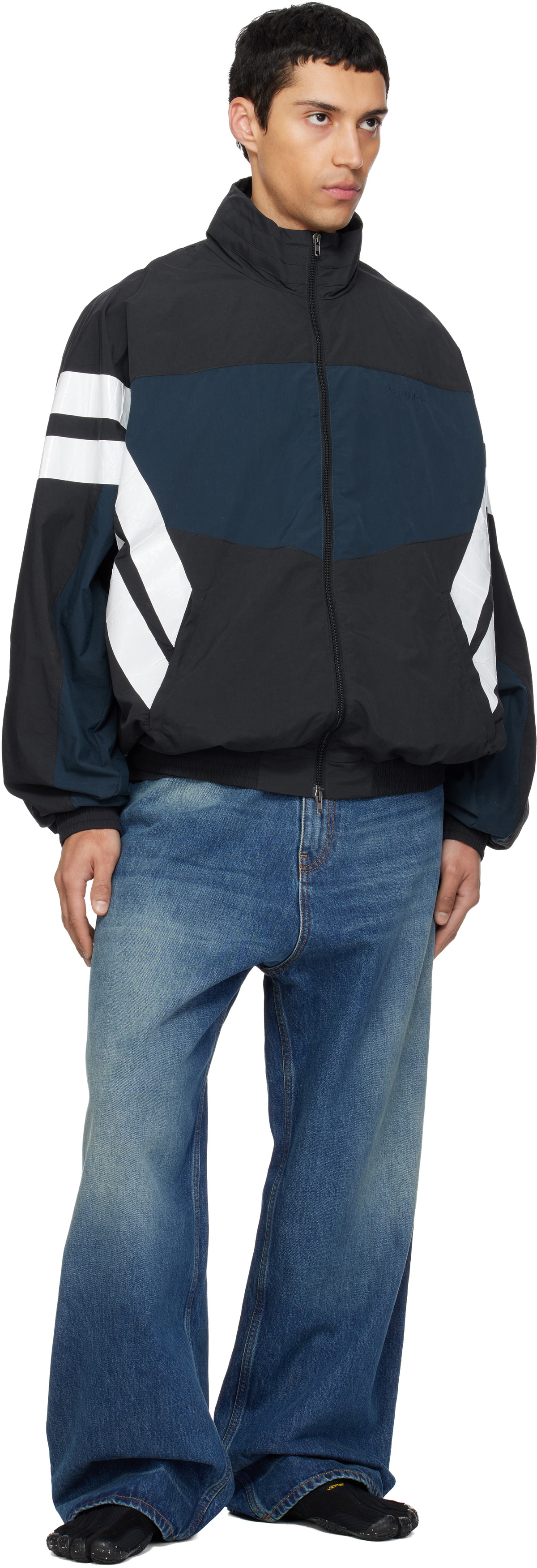 VETEMENTS Blue Washed Baggy Jeans