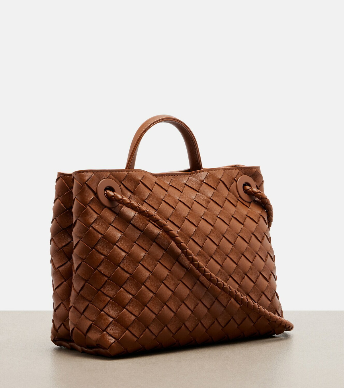 Bottega Veneta Andiamo Small leather top-handle bag