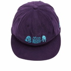 Nanga Men's x Tacoma Fuji Records Logo Corduroy Cap in Purple 