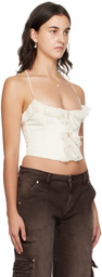 GUIZIO Off-White Eris Corset