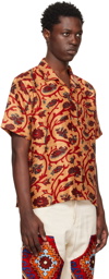 Karu Research Orange Camp Shirt