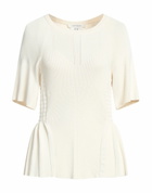 Cedric Charlier Womens Sweater in Off white