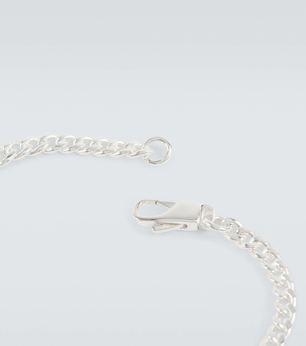 Gucci Trademark sterling silver chain bracelet