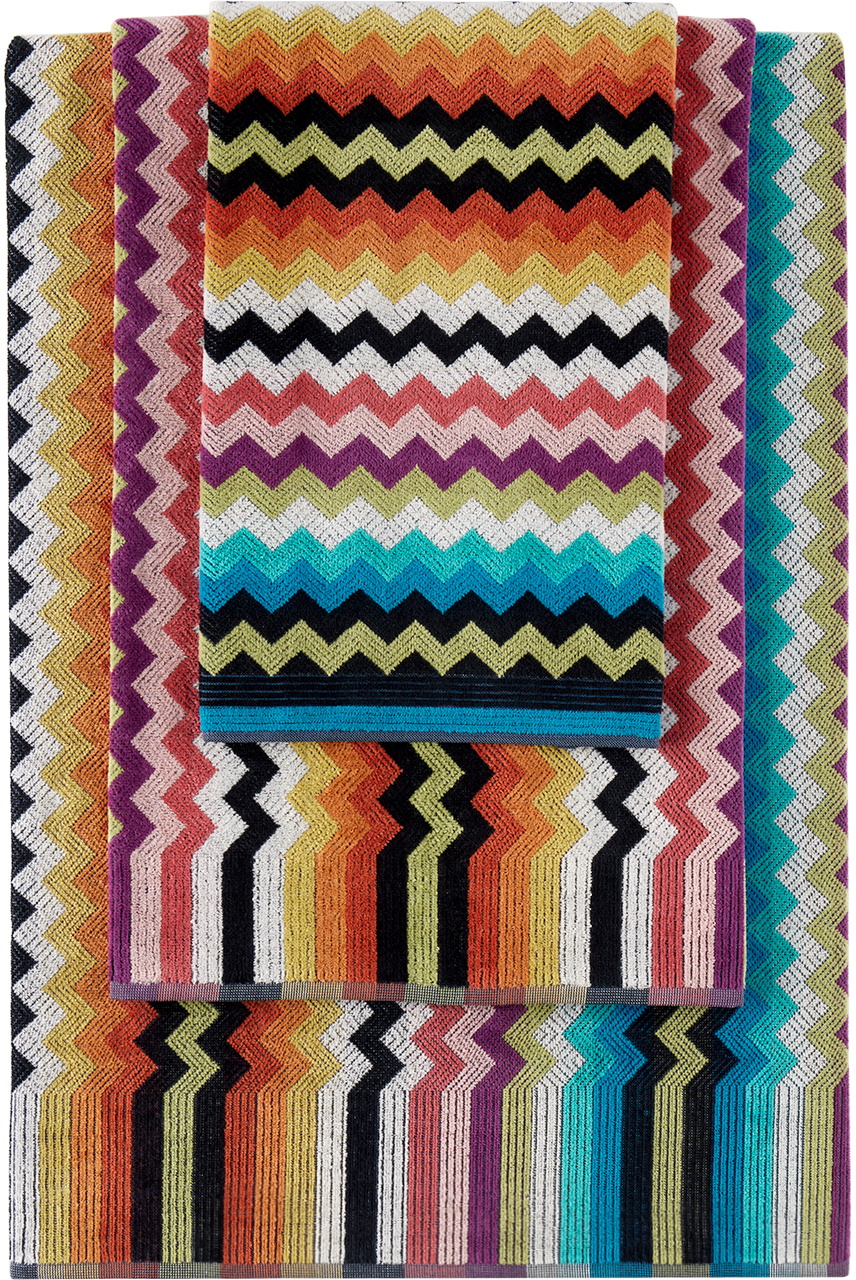 Missoni Multicolor Buster Five-Piece Towel Set Missoni