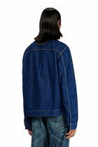 Diesel Coach jacket in rinse denim - Denim Jackets Mens in Blue