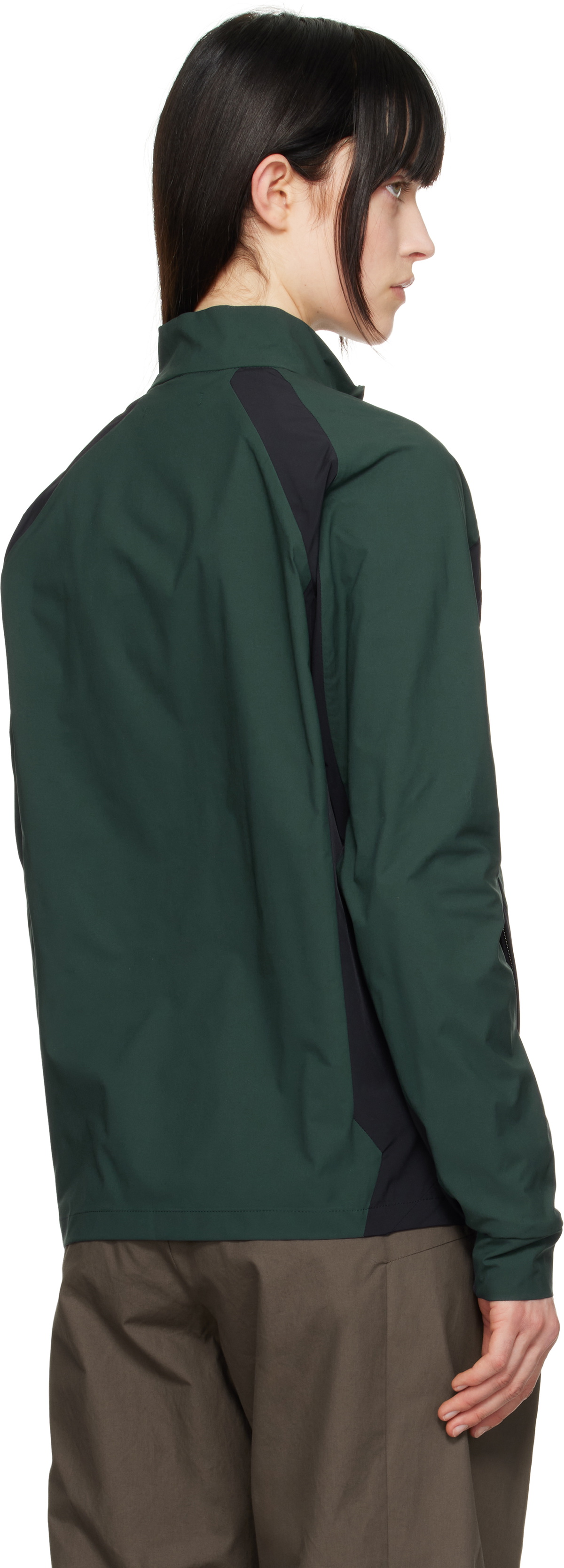 HYEIN SEO Green Zip-Up Track Jacket Hyein Seo