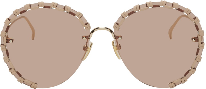 Photo: Chloé Gold Braided Sunglasses