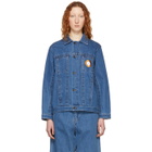 Craig Green Blue Bleached Denim Jacket