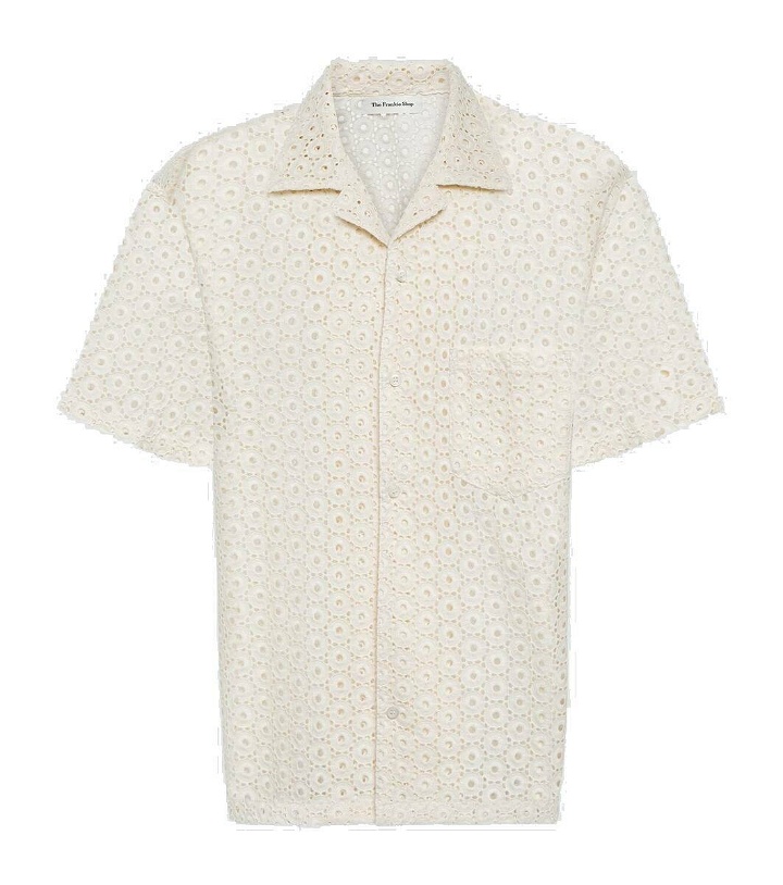 Photo: The Frankie Shop Embroidered cotton bowling shirt