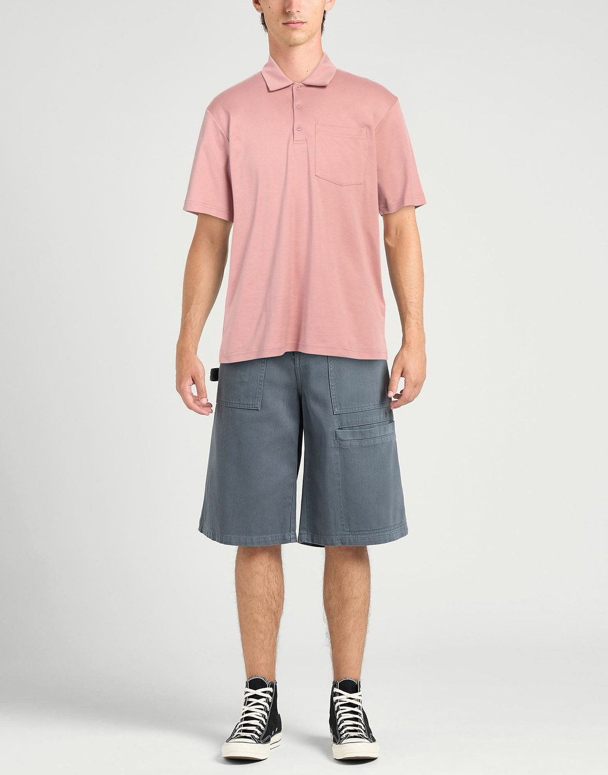 Lardini Mens Polo shirt in Pink