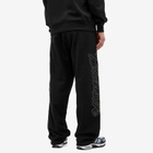 Billionaire Boys Club Men's Script Logo Chainstitch Wide Leg Sweat in Black