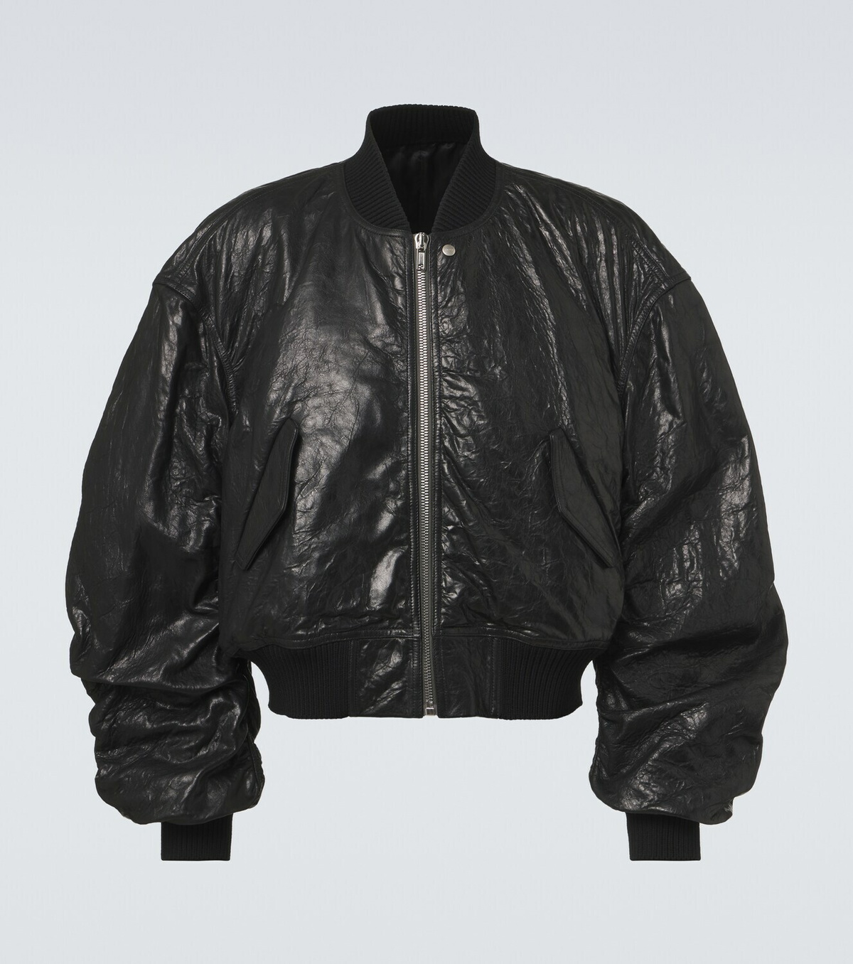 Rick Owens Secchia Flight leather bomber jacket