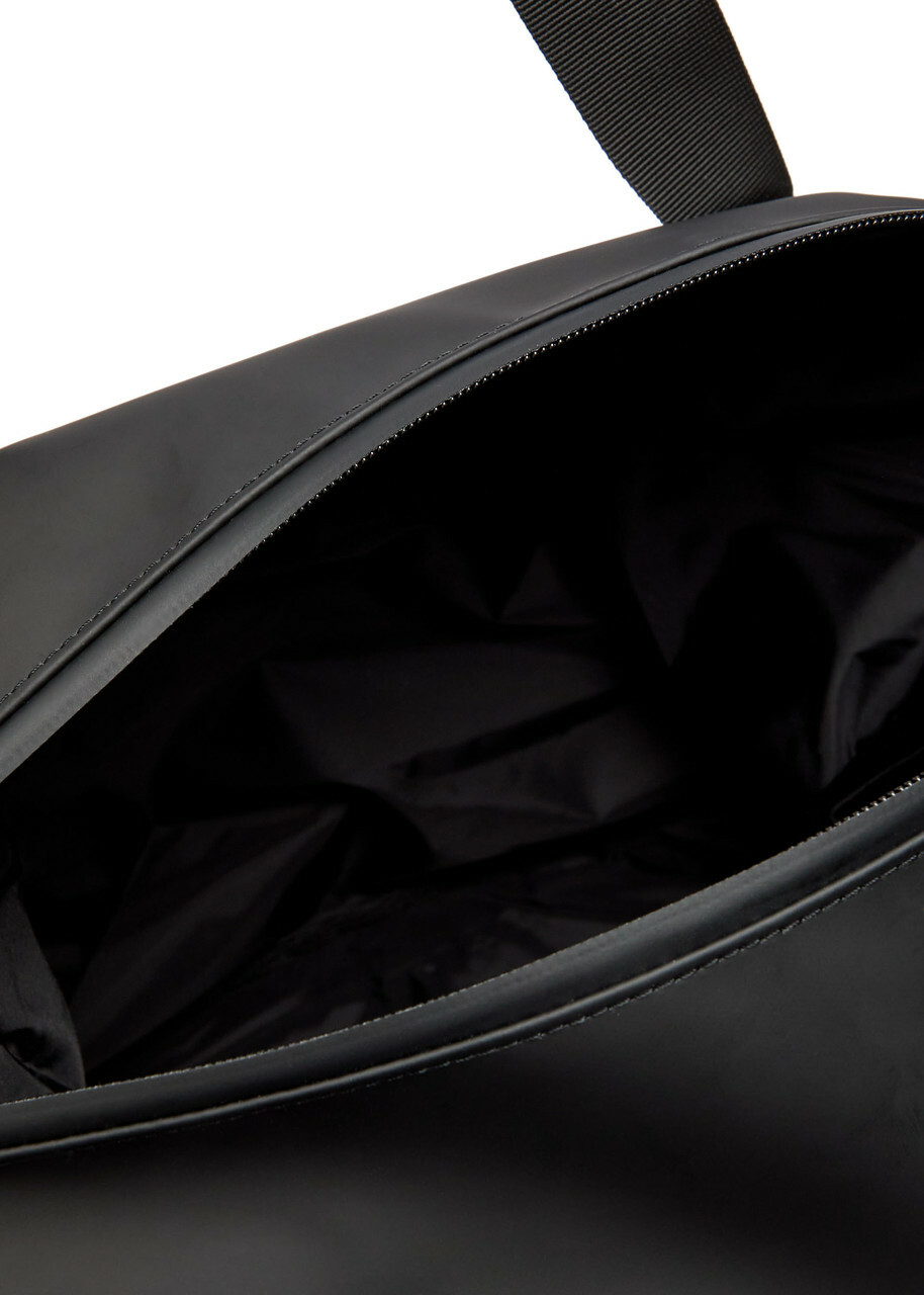 Rains Puffer Weekend Quilted Rubberised Holdall - Black - One Size