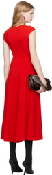 Beaufille Red Baes Midi Dress