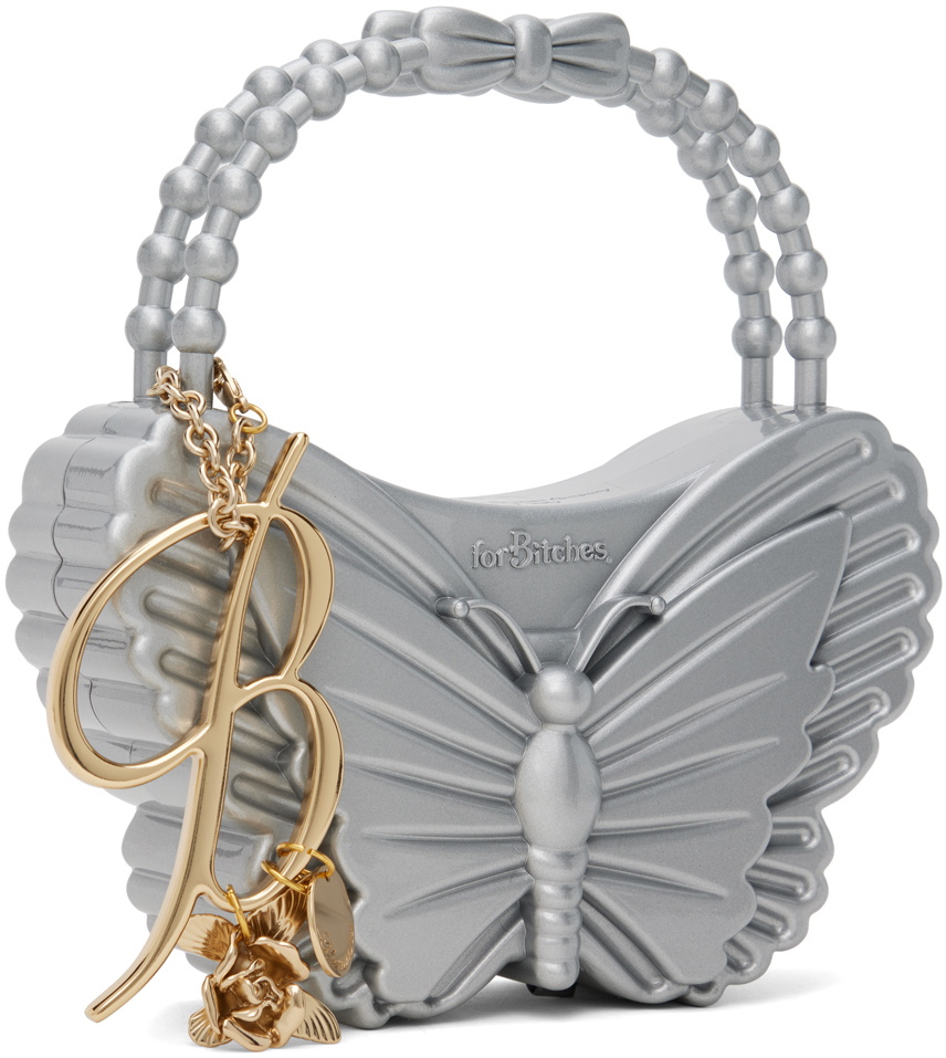 Blumarine Silver forBitches Edition Butterfly-Shaped Bag