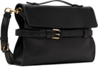 Moschino Black 'Moschino Tie Me' Nappa Bag