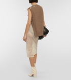 Maison Margiela Jacquard wool-blend sweater vest