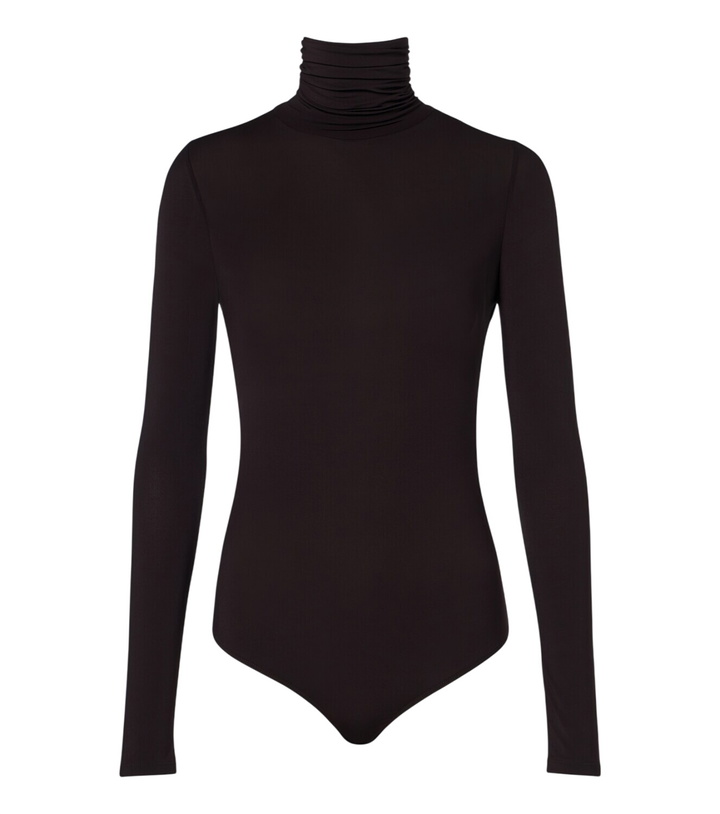 Photo: The Row Basile jersey turtleneck bodysuit