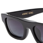 Anine Bing Women's Otis Sunglasses in Black