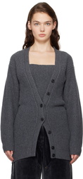 Alexander Wang Gray Pre-Styled Twinset Cardigan