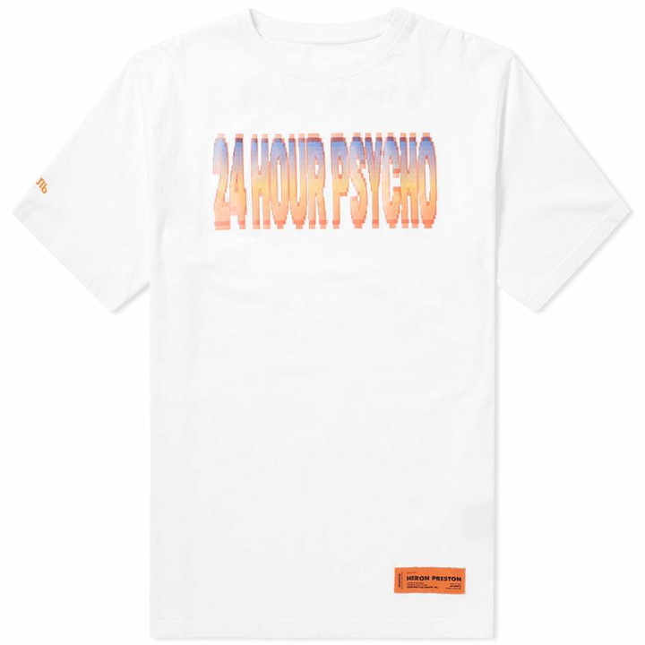 Photo: Heron Preston 24 Hours Psycho Tee White