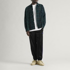 Needles Men's Poly Smooth Zipped Track Pants in Black