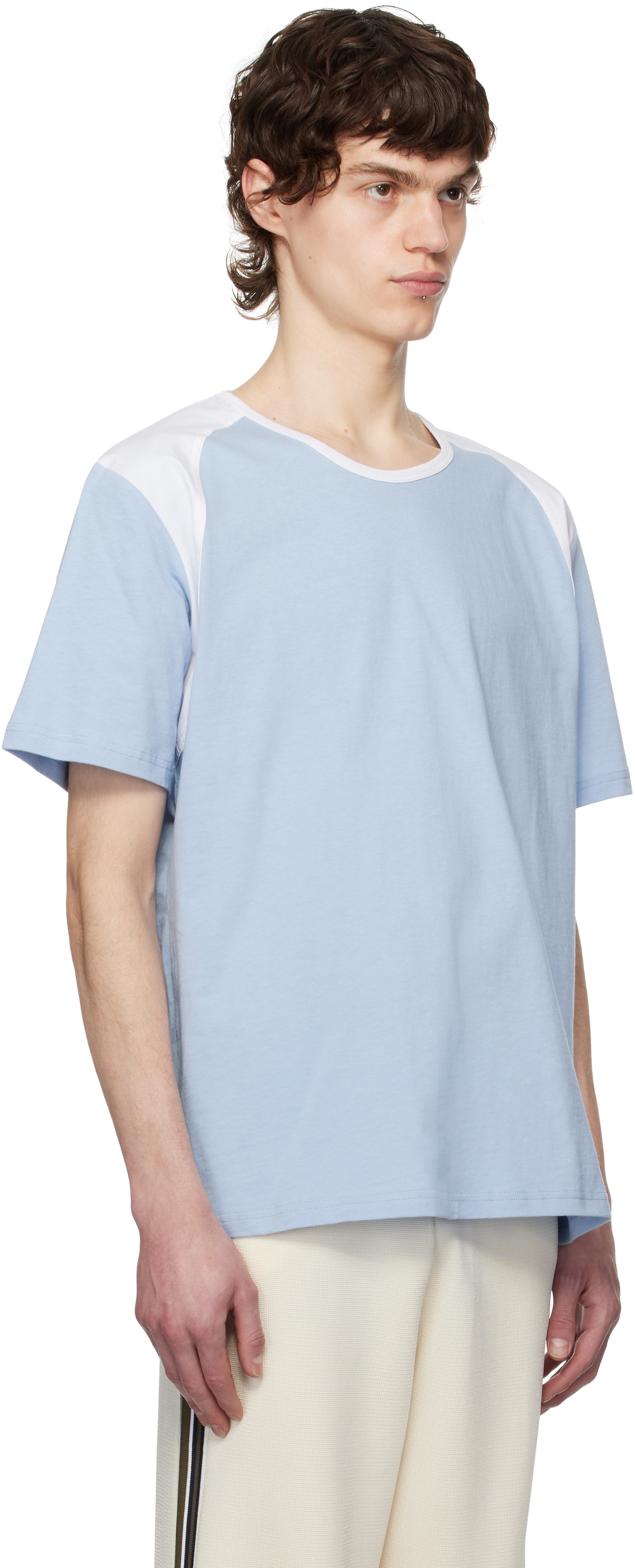 Wales Bonner Blue Dub T-shirt