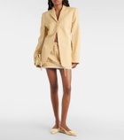 Jacquemus Les Slingbacks Duelo Plates leather flats