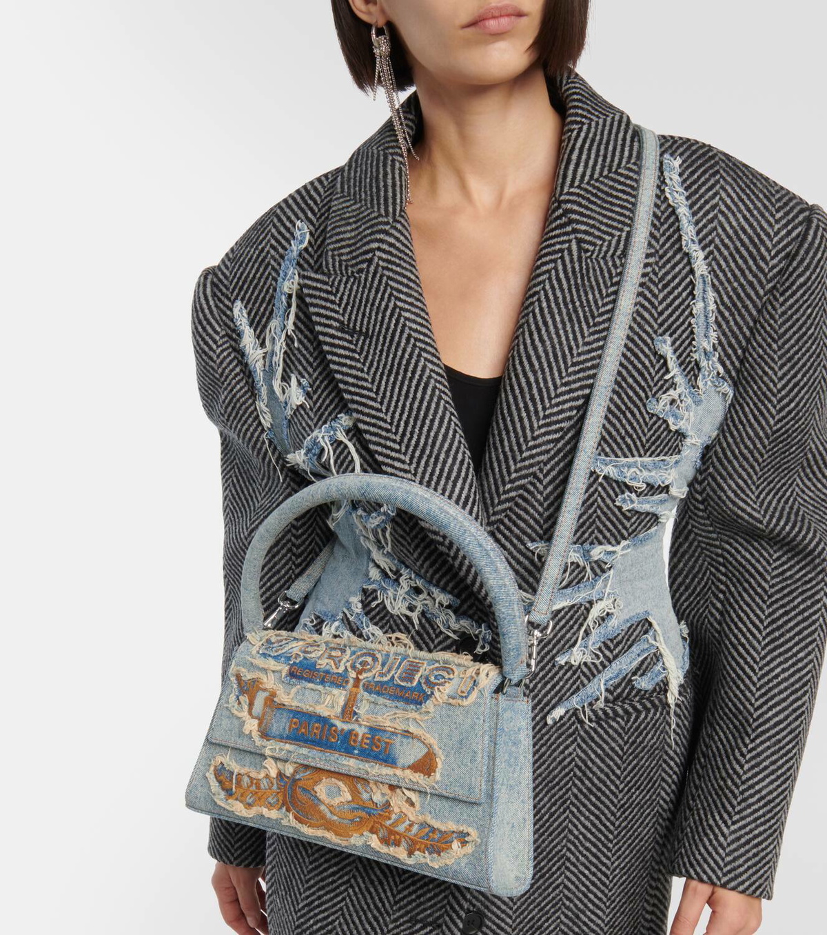 Y/Project Paris' Best Medium denim shoulder bag
