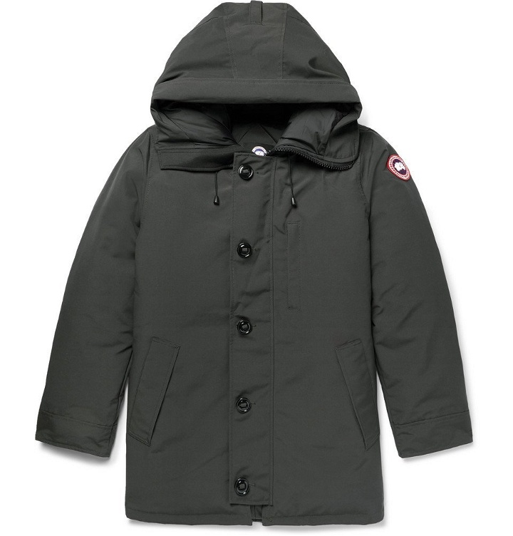 Photo: Canada Goose - Chateau Shell Hooded Down Parka - Charcoal