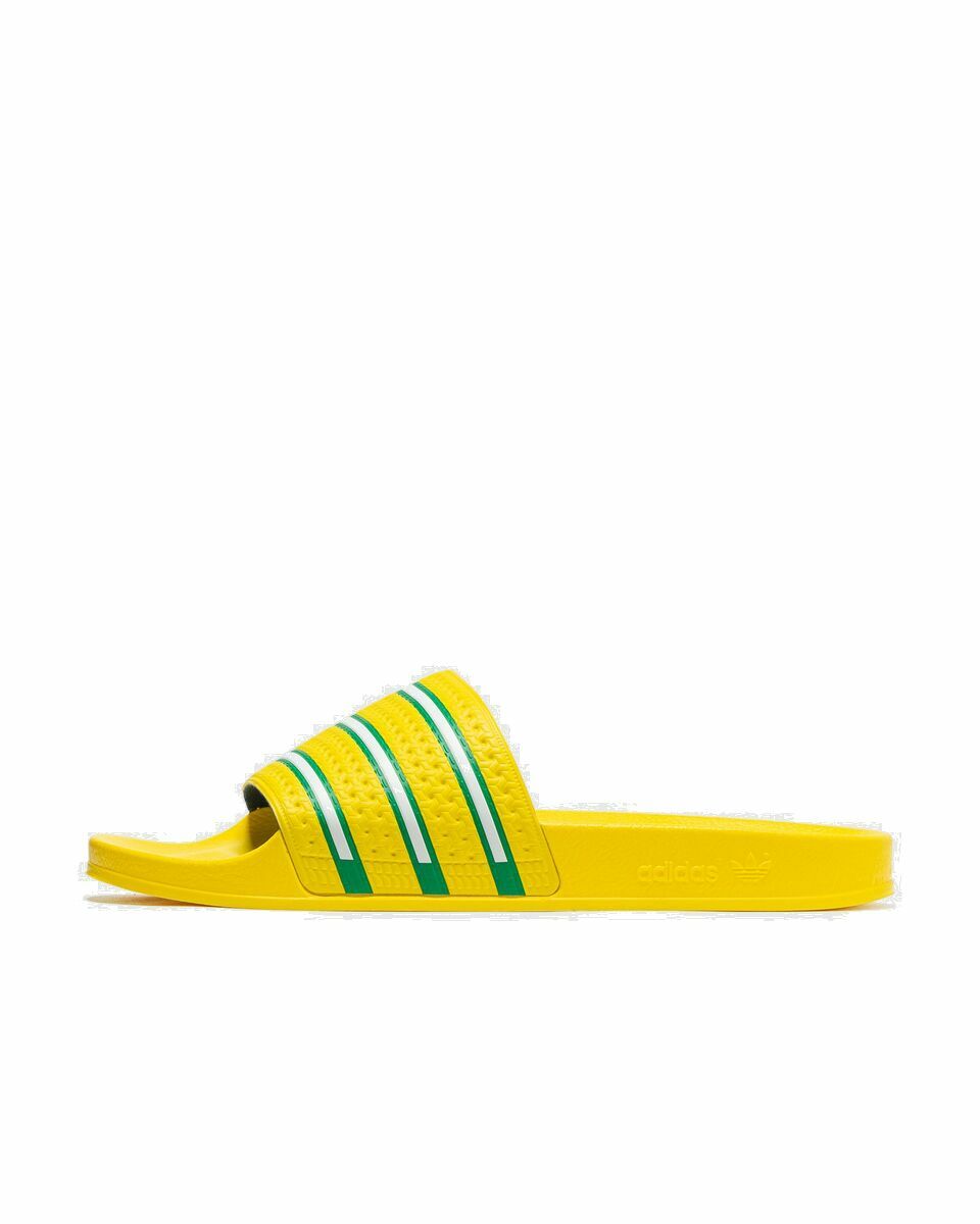 Photo: Adidas Adilette Yellow - Mens - Sandals & Slides