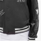 Wooyoungmi Men's Varsity Jacket in Black