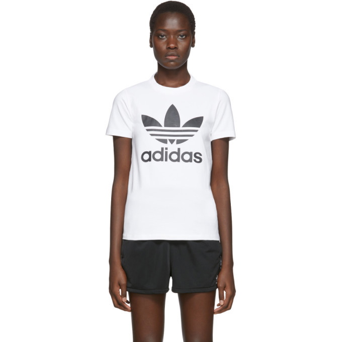 Photo: adidas Originals White Trefoil T-Shirt