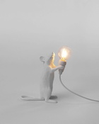 Seletti Mouse Lamp Step Resin Lamp   Standing Usb White - Mens - Lighting