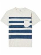 Velva Sheen - Slim-Fit Striped Cotton-Blend Jersey T-Shirt - Multi