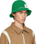 Kijun SSENSE Exclusive Green Baby Bear Bucket Hat