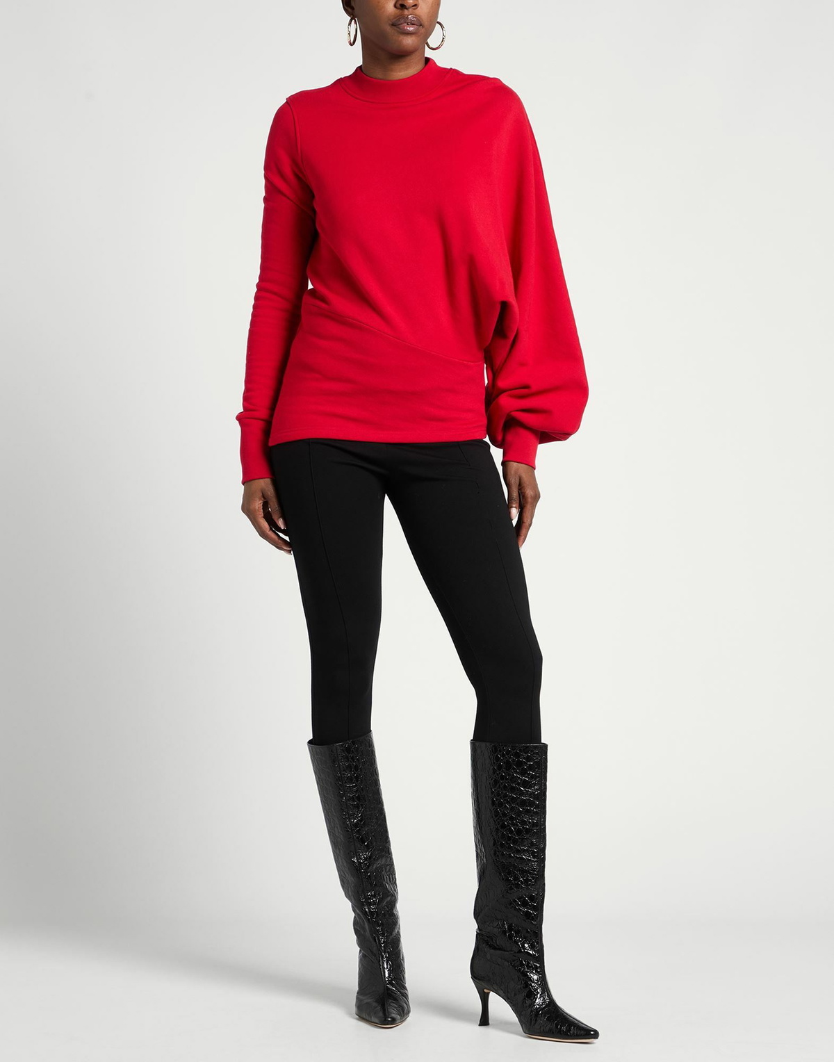 A. w.a. k.e. Mode Womens Sweatshirt in Red