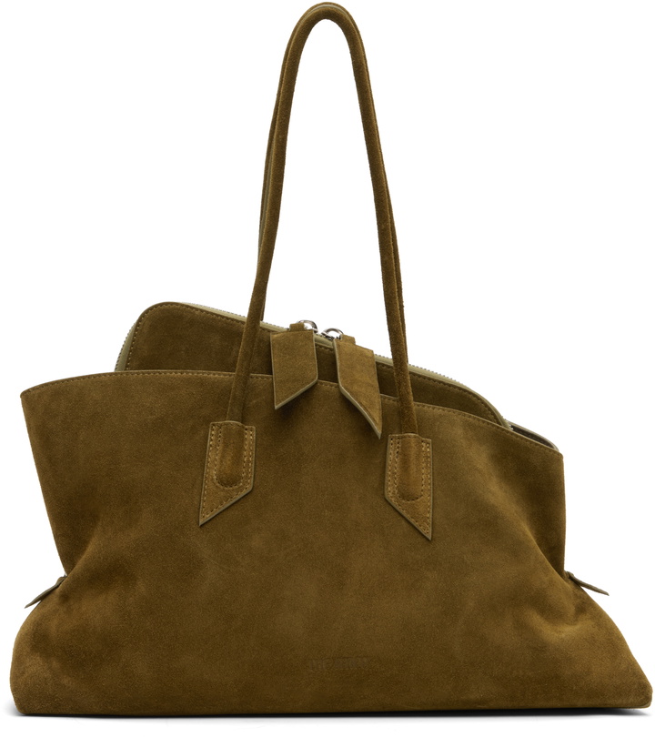 Photo: The Attico Khaki 'La Passeggiata Medium' Top Handle Bag