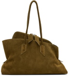 The Attico Khaki 'La Passeggiata Medium' Top Handle Bag