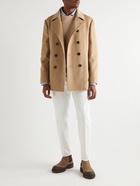 Brunello Cucinelli - Double-Breasted Camel Hair Peacoat - Brown