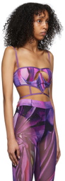 DIDU Pink Polyester Bra