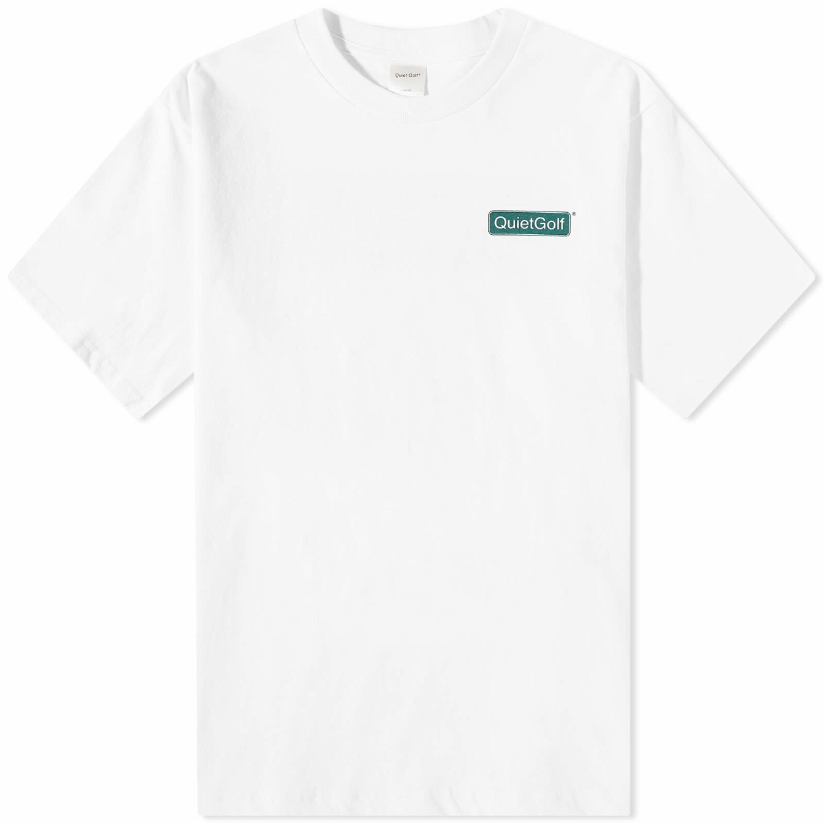 Photo: Quiet Golf Men's Club Badge T-Shirt in White