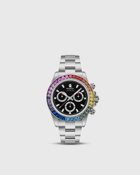 A Bathing Ape Type 4 Bapex Crystal Stone Silver - Mens - Watches
