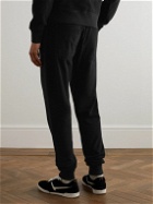 TOM FORD - Slim-Fit Tapered Cotton-Terry Sweatpants - Black